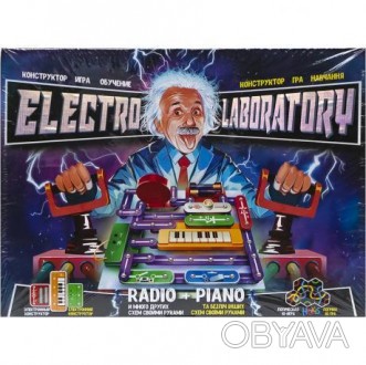 ![CDATA[Електронний конструктор "Electro Laboratory. Radio+Piano" це гра, яка по. . фото 1