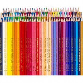 ![CDATA[Олівці кольорові Marco 48 кольорів 4100-100CB. М'які кольорові олівці за. . фото 3