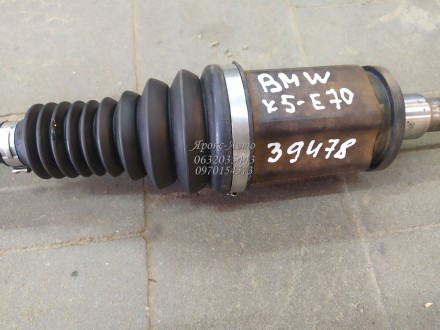 Півось (привод) передня права BMW X5 E70 (ЛЮФТ ВНУТРЕНЕЙ ГРАНАТИ) 000039478. . фото 6