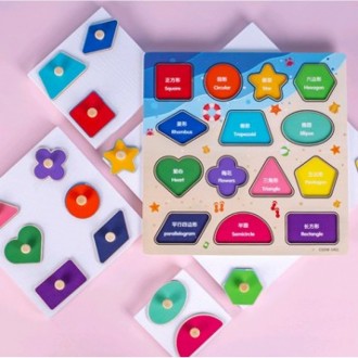 Деревянная игрушка Геометрика MD-2770. Харьков. фото 1