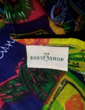 Платок Body Shop, 100%-cotton, made in India, размер 85х85см, новое состояние, в. . фото 5