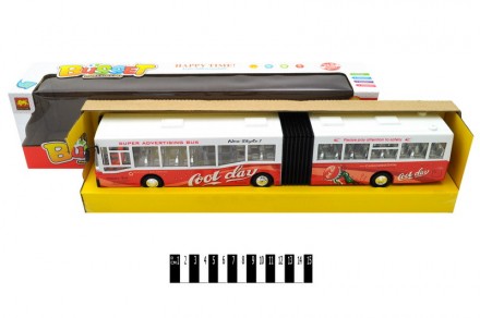 Автобус гармошка на батарейках 1068 світло/звук 
Іграшка Автобус-гармошка оснаще. . фото 4