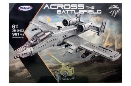 Конструктор самолет штурмовик Тандерболт A-10 XB-06022. Ивано-Франковск. фото 1 Конструктор самолет штурмовик Тандерболт A-10 XB-06022. Ивано-Франковск. фото 1