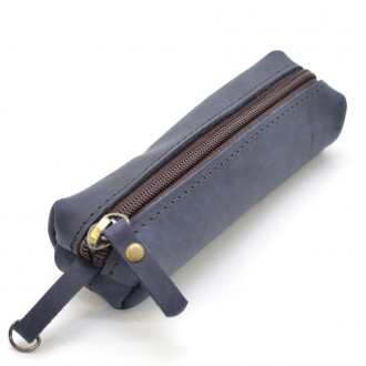 Кожаная ключница тубус TARWA Cylinder RK-cylin-001
Размеры: 15 х 5 х 3. . фото 2