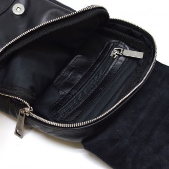 ​Мини-рюкзак мужской на одну шлейку GA-6403-4lx TARWA​, из натуральной телячьей . . фото 3