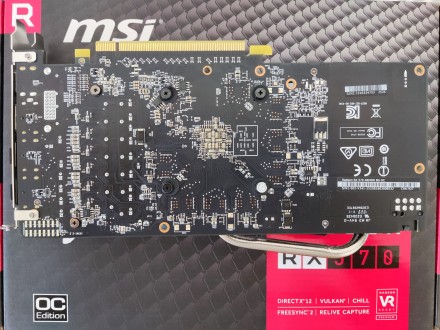 Видеокарта MSI PCI-Ex Radeon RX 570 ARMOR 8G OC GDDR5 (256bit) (1268/7000) (DVI,. . фото 5