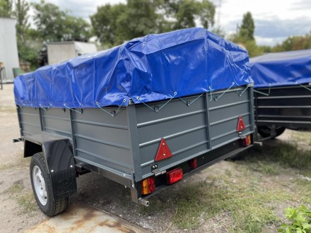 Причіп "Дніпро-250"- призначений для перевезення великогабаритного ван. . фото 2