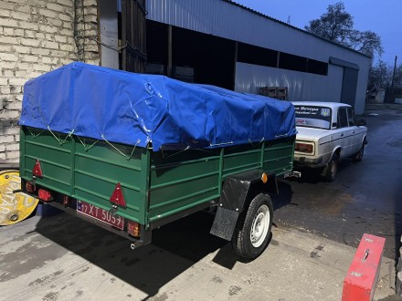Причіп "Дніпро-250"- призначений для перевезення великогабаритного ван. . фото 4