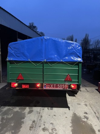 Причіп "Дніпро-250"- призначений для перевезення великогабаритного ван. . фото 2