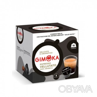 Кофе в капсулы Dolce Gusto (Nescafe) Gimoka Vellutato - Высококачественная 100% . . фото 1