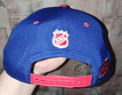 Бейсболка, snapback New Era NHL New York Rangers, 100%-cotton, размер регулирует. . фото 5