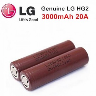 LG HG2 18650 3000 mAh 
LG HG2 18650 3000 mAh (30A) - промисловий корейський акум. . фото 4