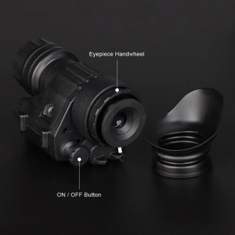 Тактичний монокуляр нічного бачення Night Vision PVS-14 + адаптер на шолом L4G24. . фото 10