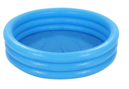 Детский надувной бассейн Голубой от производителя Intex Надувной бассейн Intex 5. . фото 4