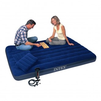 Матрас надувной Intex 64765 простой и комфортный в использовании. Сдержанный диз. . фото 7