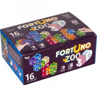 ![CDATA[Настільна розвиваюча гра "Fortuno ZOO 3D" нова інтерпритація легендарної. . фото 3