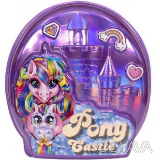 ![CDATA[Креативне творчість "Pony Castle". Комплектація: м'яка іграшка єдиноріг . . фото 1