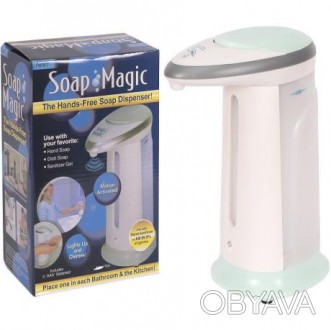 ![CDATA[Сенсорна мильниця SOAP MAGIC призначений для того, щоб не чіпати забрудн. . фото 1