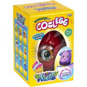 ![CDATA[Творчість творча "Cool Egg" яйце малий. Комплектація: сквіш-1шт; тісто д. . фото 5