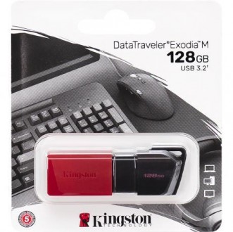 Флешка Kingston USB 128Gb DT Exodia M128GB USB 3.2 326376. Одеса. фото 1 Флешка Kingston USB 128Gb DT Exodia M128GB USB 3.2 326376. Одеса. фото 1