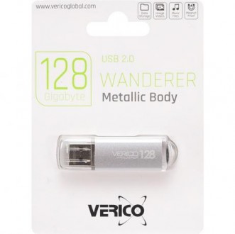 Флешка Verico USB 128Gb Wanderer Silver 600814. Одеса. фото 1 Флешка Verico USB 128Gb Wanderer Silver 600814. Одеса. фото 1