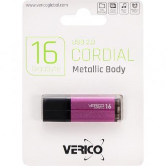 Флешка Verico USB 16Gb Cordial Pink 601323. Одеса. фото 1 Флешка Verico USB 16Gb Cordial Pink 601323. Одеса. фото 1