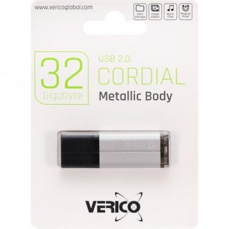 Флешка Verico USB 32Gb Cordial Silver 601354. Одеса. фото 1 Флешка Verico USB 32Gb Cordial Silver 601354. Одеса. фото 1