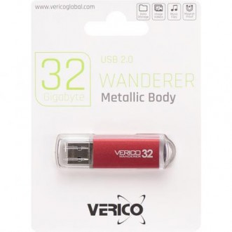 Флешка Verico USB 32Gb Wanderer Red 600715. Одеса. фото 1 Флешка Verico USB 32Gb Wanderer Red 600715. Одеса. фото 1