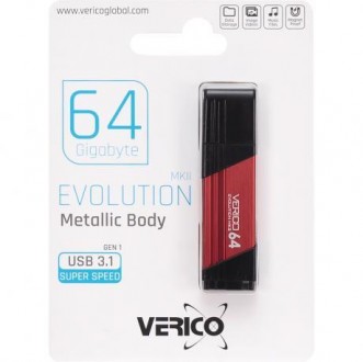 Флешка Verico USB 64Gb MKII Cardinal Red USB 3.1 603846. Одеса. фото 1 Флешка Verico USB 64Gb MKII Cardinal Red USB 3.1 603846. Одеса. фото 1