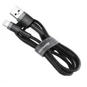 Тип - кабель; тип Вход - USB 2.0; тип Выход - Lightning; длина - 0.5 м; Номиналь. . фото 2