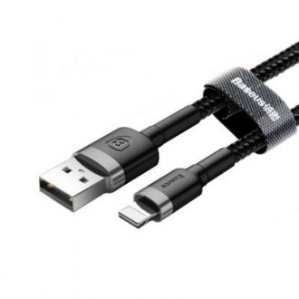 Тип - кабель; тип Вход - USB 2.0; тип Выход - Lightning; длина - 0.5 м; Номиналь. . фото 3