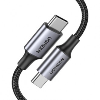 Кабель USB-C мощностью 100 ВтКабель Ugreen USB C-USB C поддерживает быструю заря. . фото 2
