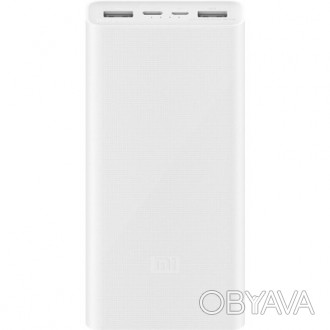 Батарея универсальная Xiaomi 3 20000mAh 18W Two-way Fast Charge 18W CN (PLM18ZM). . фото 1