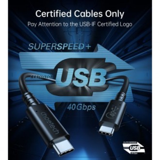 Тип - кабель; тип Вход - USB Type-C; тип Выход - USB Type-C; длина - 0.8 м; Номи. . фото 6