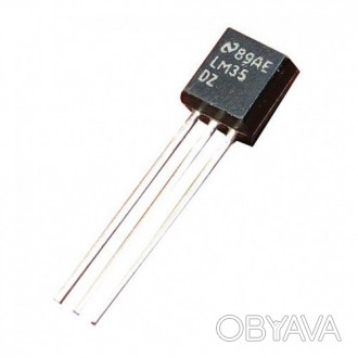Датчик температуры LM35 LM35DZ TO92 аналоговый для ArduinoНедорогой и точный ана. . фото 1