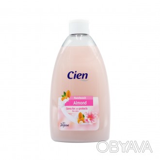 Жидкое мыло Cien – средство для гигиены рук, имеет приятный аромат миндаля. Глуб. . фото 1