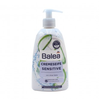 Жидкое крем-мыло с алоэ вера Balea Sensitive — антибактериальное средство, увлаж. . фото 2
