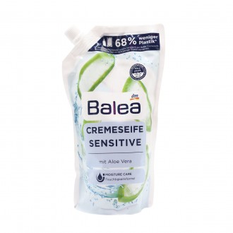 Жидкое крем-мыло с алоэ вера Balea Sensitive — антибактериальное средство, увлаж. . фото 2