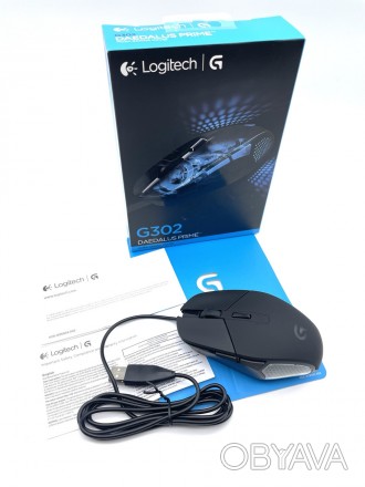 Мышь USB Игровая Logitech G302 DEADALUS PRIME. . фото 1