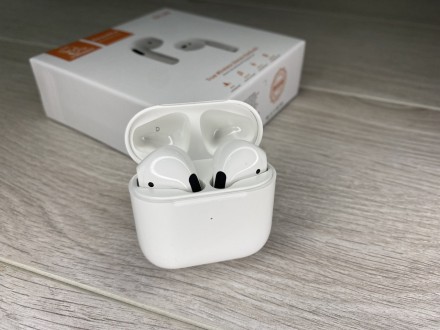 Бездротові Bluetooth навушники Denmen DL26 мають розкішний білий дизайн, компакт. . фото 3