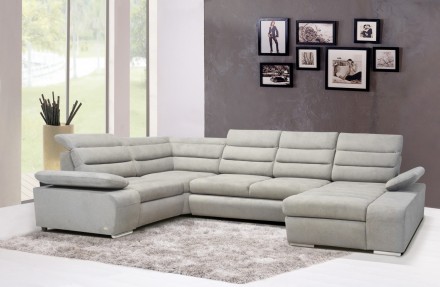 Пропонуємо варіант модульного П-подібного дивана на головному фото.
Габаритні р. . фото 6