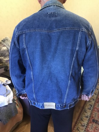 Куртка AUTIHENTIC WESTERN, Синий джинс, на пуговицах фирменных, размеры: в плеча. . фото 3