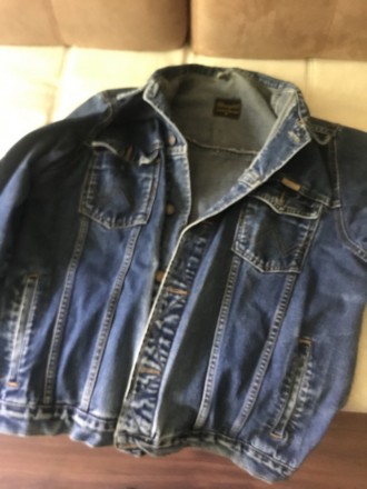 Куртка AUTIHENTIC WESTERN, Синий джинс, на пуговицах фирменных, размеры: в плеча. . фото 6