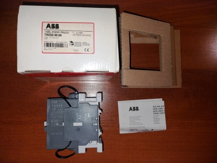 Продам:

Контактор
TAE50-30-00/1SBL359061R6200 (77-143v DC/50А АС3) ABB Франц. . фото 2