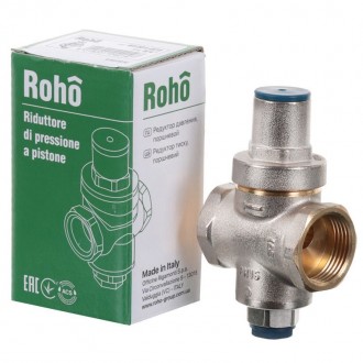 
Редуктор давления Roho R1201-075 - 3/4" ВВ, PN16 (1-5,5 бар) поршневой (RO0144). . фото 5