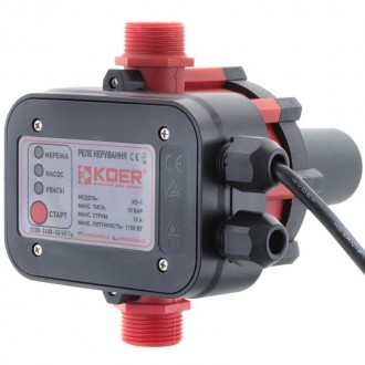 
Контроллер давления KOER KS-1 электронный для поверхностных насосов (с кабелем). . фото 3