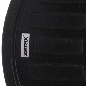 
Мойка кухонная ZERIX ZS-6250R-14 Черный металлик (ZX4554). . фото 3