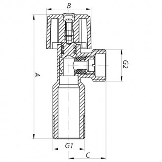 
Кран шаровый KOER 1/2x1/2 (KR.511) (KR0101). . фото 3