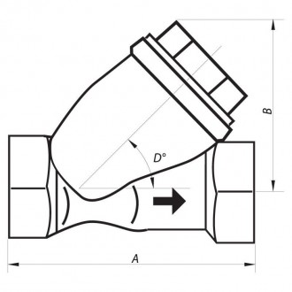 
Фильтр грубой очистки 1/2" (NF.F04B) NOLF (NF2979). . фото 3