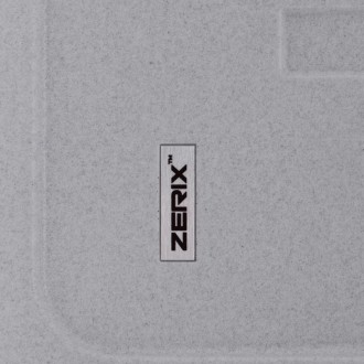 
Мойка кухонная ZERIX ZS-6243S-09 Серая (ZX4575). . фото 3